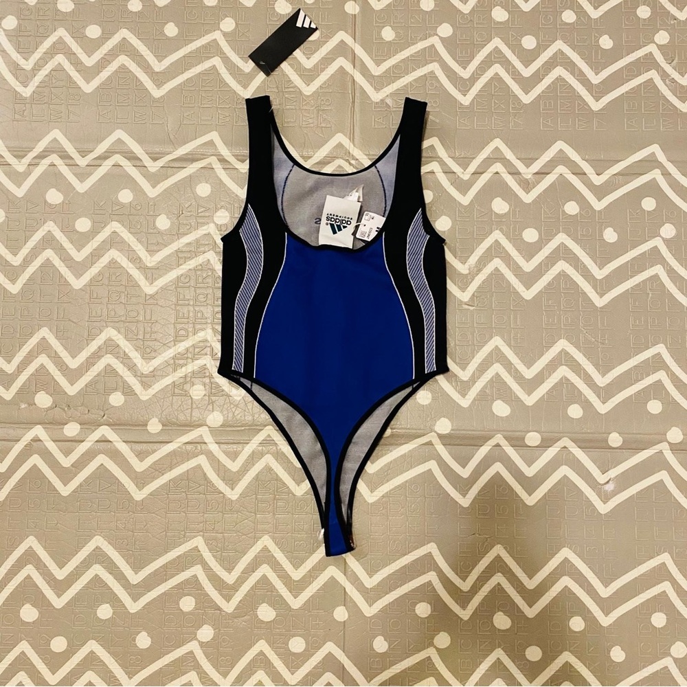 Adidas vintage retro bodysuit one piece bikini - Picture 7 of 8